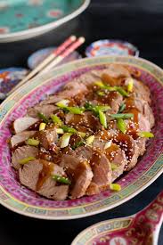 Chinese Pork Loin With Honey Garlic Sauce Perfect Tenderloin With A Sweet Asian Sauce That Is To Die For Honey Garlic Sauce Honey Garlic Pork Loin
