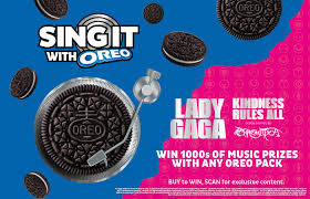 The pop star partnered with oreo. Oreo Supervalu