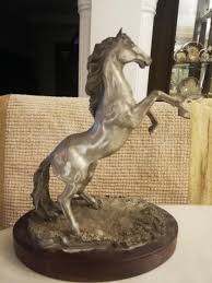 Small pewter sculpture of little rocking horse. Royal Selangor Pewter Horse Figurine Antiques Vintage Collectibles On Carousell