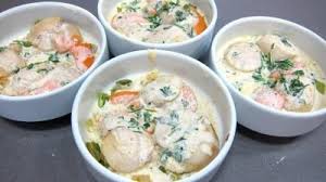 Recette Coquilles Saint Jacques A La Honfleuraise Normandie Supertoinette Recette Recette Coquille Saint Jacques Coquille Saint Jacques Recettes De Cuisine