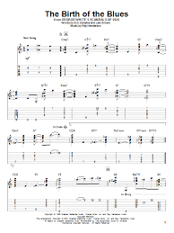 the birth of the blues by lew brown guitar tab digital sheet music