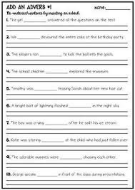 Add An Adverb To The Sentences Worksheet Adjectives Parts Of Speech Worksheets Adverbs Worksheet
