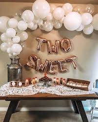 Birthday Decorations For Her Two Sweet 2nd Birthday Party Birthday Decor Etsy In 2020 2nd Birthday Party For Girl 2nd Birthday Parties Girls Birthday Party Themes