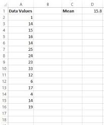 للعثور على متوسط الانحراف ، يجب عليك أولاً العثور على متوسط مجموعة البيانات. How To Easily Calculate The Mean Absolute Deviation In Excel Statology