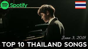 Spotify Top 10 Thailand Songs June 3 2018