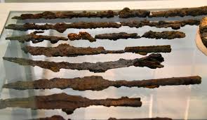 Sutton hoo was an archaeological burial site. Spearheads And Angons From Sutton Hoo Illustration Ancient History Encyclopedia