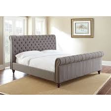 Karsten Upholstered Low Profile Sleigh Bed Upholstered Sleigh Bed Upholstered Panel Bed Upholstered Beds