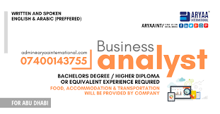 Business Analyst For Abu Dhabi Business Analyst High Diploma Business