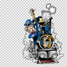 Train Railroad Engineer Steam Locomotive Png Art Cartoon Driver Driver Vector Driving Train Cartoon Engineer Cartoon Steam Locomotive
