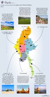 ^ 'birmanie ou myanmar ? Cartes Touristiques Et Plans Birmanie Regions Points D Interets Et Distances