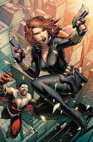 She was trained as a spy and assassin in the red room. Comic Book Artwork Falcon And The Black Widow Black Widow Marvel Marvel Comic Books Marvel Comics