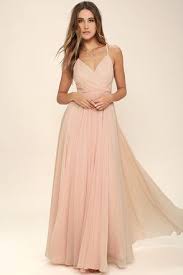 Lace Bridesmaid Dresses And Blue Bridesmaid Dresses At Lulus Com Blush Pink Maxi Dress Blush Dresses Blush Pink Bridesmaid Dresses