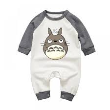 Long Sleeve Totoro Toddler Outfits Newborn Romper Baby Cartoon