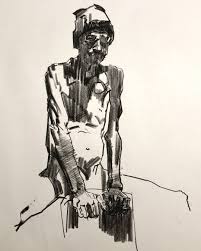 Conte On Newsprint From Arena Net Life Drawing Class Today Art Drawing Figure Arenanet Aaroncoberly Instart Life Drawing Dancing Drawings Figure Drawing