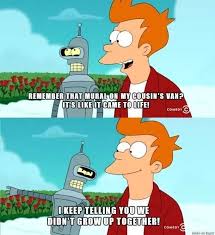 Bite My Shiny Metal Meme Bite My Shiny Metal Dump Futurama Funny The Simpsons