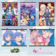 Anime Mairimashita Iruma Kun Cosplay Scroll Home Poster Wall Decor Gift 60 90cm Anime Home Poster Iruma