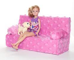 Easy Diy Barbie Couch Kids Kubby Diy Barbie Furniture Barbie House Furniture Diy Barbie House