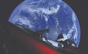 World S Most Powerful Rocket Launches Electric Supercar On Path To Mars