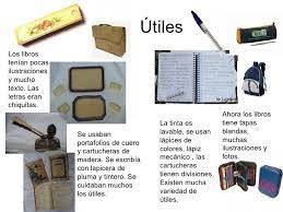 Utiles Escolares De Antes La Escuela Ayer Y Hoy 3º Escuela Utiles Escolares Utiles