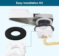 Hygie Rinse Front Mount Metal Toilet Handle Replacement Kit Compatible with  American Standard/Mansfield/Gerber Toilet, Toilet Tank Flusher Lever with  ...