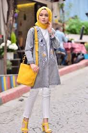 Butikkolikkk Islemeli Kot Ceket Tesettur Jean Modelleri 2020 Hijabi Outfits Casual Hijab Fashion Inspiration Muslim Fashion