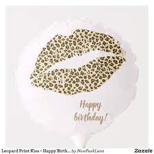They will make your table settings look fantastic and all your guests will be happy! Leopard Print Kiss Happy Birthday Balloon Zazzle Com In 2021 Happy Birthday Balloons Birthday Balloons Leopard Birthday