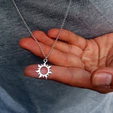 Sun Charm Pendant Necklace