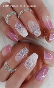 Slim Fit Jeans Fur Damen Pink Nails Cute Summer Nail Designs Metallic Nails