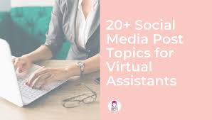 Prepaid virtual assistant retainer packages are available starting at $550 per month. 20 Social Media Post Topics For Virtual Assistants Virtual Assistant Internship