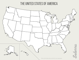 This physical map of the us shows the terrain of all 50 states of the usa. 01 Blank Printable Us States Map Pdf Map Quiz Us Map Printable Us State Map