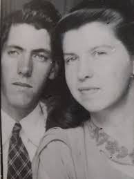 James Fred Peters (son of William Piert Peters and Bessie Bell Lane)and his  wife, Clara Rogers. They were married in Kentucky in 1949.