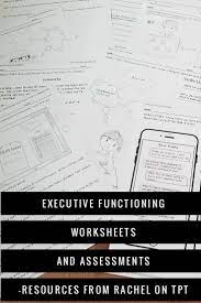 Executive Functioning Skills Bundle Worksheets And Assessments Executive Functioning Skills Executive Functioning Teacher Data