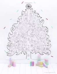 Advanced adult coloring pages on pinterest adult. Free Christmas Tree Coloring Printable To Deck The Walls And Keep Kids Or A Christmas Tree Coloring Page Printable Christmas Coloring Pages Tree Coloring Page