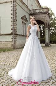 Questo è un giorno importante finalmente arrivato, dobbiamo prendervi uno tessuti per abiti da sposa in pizzo per matrimonio,deve essere unico,assicuratevi di scegliere un sapore pieno di felicità stoffa per abiti. Gallia Abito Da Sposa Online Economico Ampio In Organza E Ricami In Pizzosposatelier
