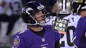 Everyone has their justin tucker moment. Late For Work 10 22 Football World Shocked At Justin Tucker S Extra Point Miss