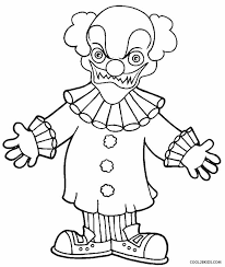 My adult coloring pages include flowers, animals and geometrics. Printable Clown Coloring Pages For Kids