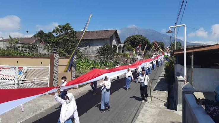 Kirab Merah Putih Rajut Kebhinekaan, Ribuan Pemuda Gaungkan Persatuan