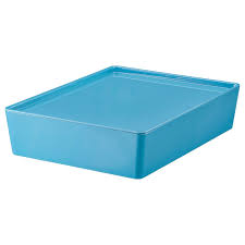 Kuggis Box Mit Deckel Blau Kunststoff Hier Bestellen Ikea Osterreich Storage Boxes With Lids Storage Box Billy Bookcase