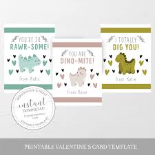 Maybe you would like to learn more about one of these? Dinosaur Printable Valentine Cards For Kids Dinomite Valentines Digi Plumpolkadot