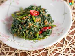 Sambal Sweet Potato Leaf Recipe Noob Cook Recipes Recipe Sweet Potato Leaves Cooking Sweet Potatoes Sweet Potato