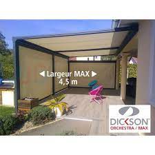 Vous garantir le bon achat, on y travaille tous les jours. Store Lateral Pergola Bioclimatique Dickson Orchestra Max Etanche