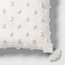 Black And White Throw Pillows Target Throw Pillow Texture Dot Sour Cream With Tassels Hearth Hand With Magnolia Pillow Texture Throw Pillows Pillows