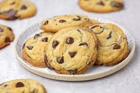 Place the cookie dough over the plate giving good space in between. Eggless Chocolate Chip Cookies Recipe Life Made Simple