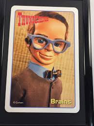 Thunderbirds Vintage Playing Card. BRAINS. 1965 TV series. Framed Playing  Card.