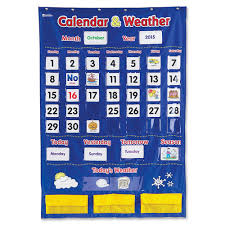 Learning Resources Calendar Weather Pocket Chart Theme Subject Learning Skill Learning Weather Holiday Day Month Celebration Season Week