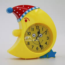With our interactive clock, kids can move either of the hands to simulate time. Kids Alarm Clock Blue Yellow Pink Abs Plastic Cute Good Quality Funny