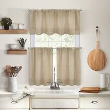 maison kitchen window curtain tier pair