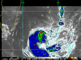 Forte tempête tropicale Edilson: le point du 07/02/2014
