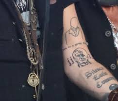 Each tattoo marks a major thing in his life, a person, an event, or an idea. Support Johnny Depp Stream City Of Lies On Twitter Johnny Depp S New Tattoos One Is Dedicated To His Loyal Bodyguard Jerry Judge Johnnydepp Johnnydeppisasurvivor Johnnydeppisinnocent Wearewithyoujohnnydepp Justiceforjohnnydepp Https