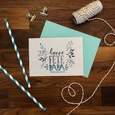 Réalisez un montage photo pour cette occasion. Carte Bonne Fete Papa A Planter 250g Carte Fete Des Peres Carte De Voeux Carte A Message Papier Ensemence Papier Fleurs Pa Cards Carte De Voeux Lettering